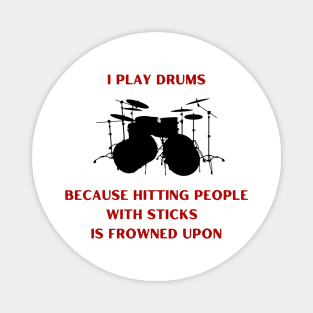 Play Drums Magnet